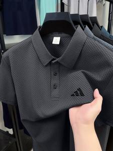 トライアングル イギリス風 ゴルフコース メンズ ポロシャツ プロ仕様 速乾 エリート ソシャル ロブ メンズ アイスフィール 速乾 ポロシャツ ポリエステル・スパンデックス混紡 夏 吸汗速乾