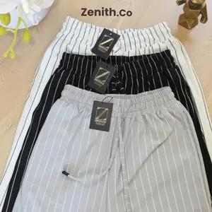 Zenith.Co Celana Kulot Stripe Wanita Oro Pants Celana Panjang Loose Highwaist Baggy Kantor Kuliah Formal Casual Material Knit Bangkok