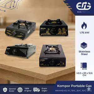 MIYAKO kompor gas 1 tungku KG 101 C wayang