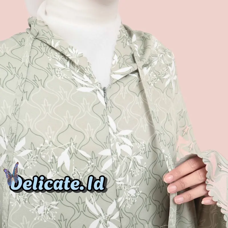 BY.Delicate. Id Kyanra Prayer set Mukena Motif Premium Lasercut Dewasa 2
