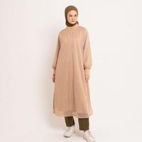Gambar [GRDauky-B Warehouse] Dauky Baju Atasan Midi Dress Lace Mewah Raya Series M Dress Geo Lace Raya Collection - Black, S dari Dauky Fashion Kota Bandung 1 Tokopedia