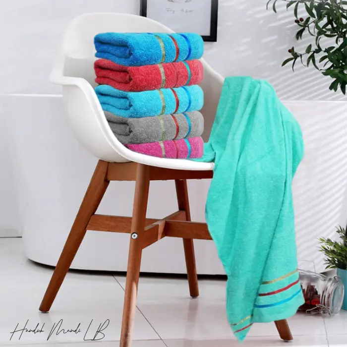 HANDUK MANDI 3 GARIS PREMIUM
