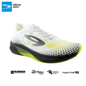 910 Nineten Haze 1.5  SE Sepatu Lari - Putih/Hitam/Hijau Neon Outdoor Running Outdoor Running