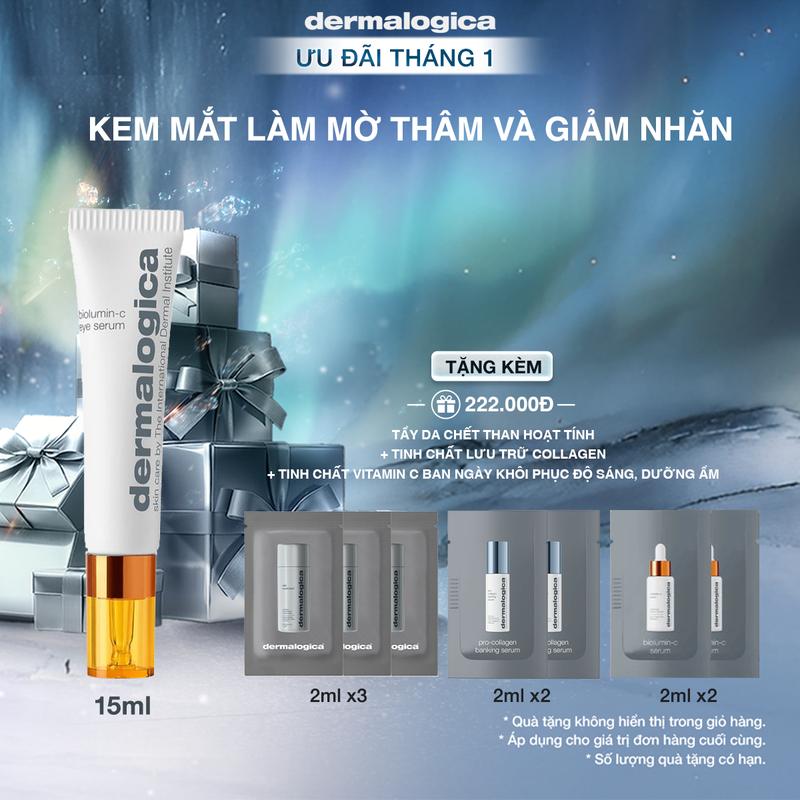 Tinh chất chứa Vitamin C dưỡng da vùng mắt Biolumin-C Eye Serum 15ml