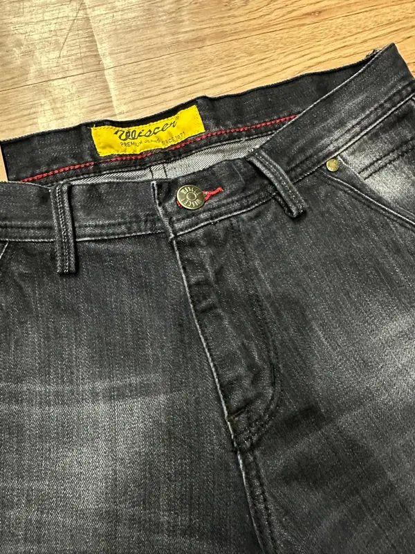 MC WISCER Celana Jeans Pendek Pria Terbaru Model Skinny Bahan Tidak Melar Kekinian Denim Lembut Nyaman Tebal 5