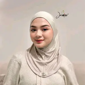 Bergo Sporty Jasmine | Bergo Sport bahan Cotton Rayon
