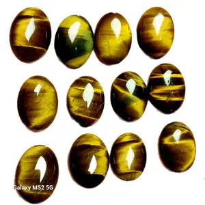 Batu Tiger eyes / Biduri sepah Natural asli batu akik dim 16-18 mm Rings Cincin