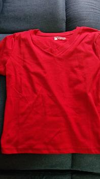 Product Review of Eyouth 13106 Women's T-Shirt V-nect Short Sleeve- Soft and Comfortable Tops from J** 0