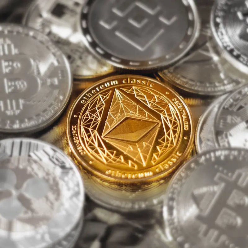 Ethereum Gold Plated Coin Crypto with Case / koin Kripto Koleksi Souvenir Gift 1