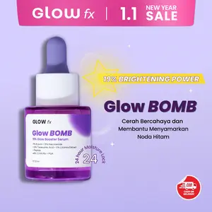 [LIVE] GLOW FX Glow Bomb Serum - Serum Glowing & Bekas Jerawat 19% Brightening Power pencerah