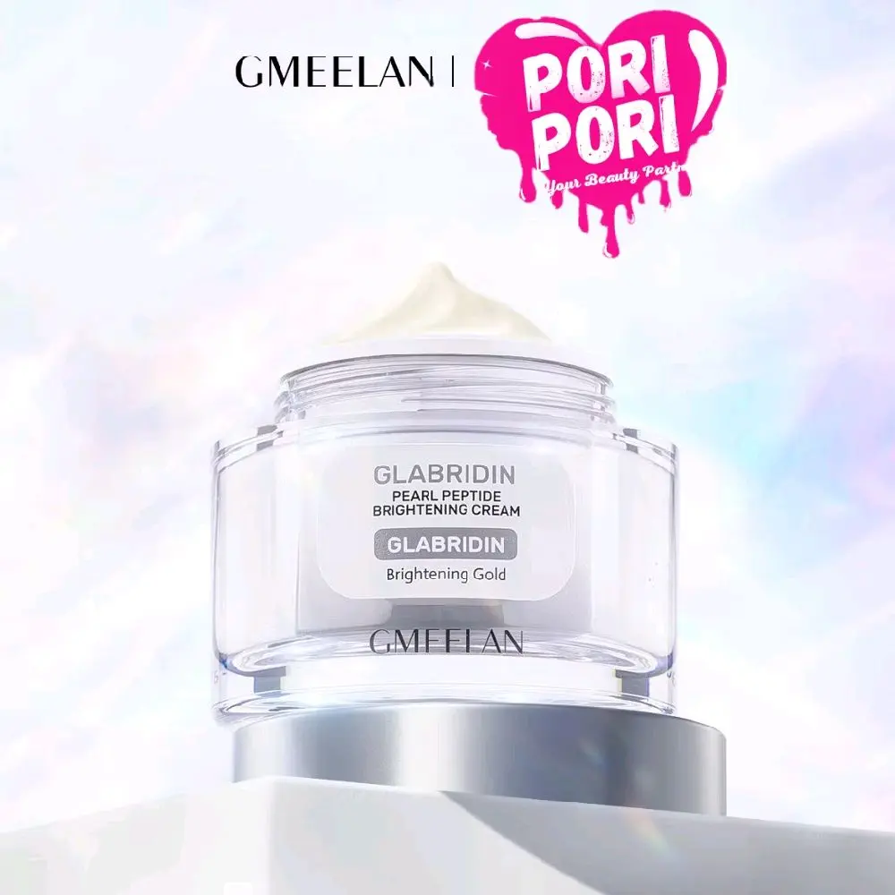 GMEELAN Glabridin Pearl Peptide Brightening Cream 30Gr memutihkan dan mencerahkan wajah Pelembab Perawatan