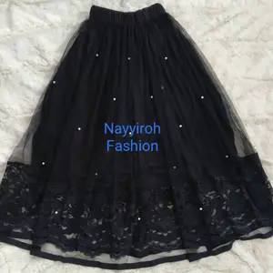 rok tutu brukat mutiara anak untuk kisaran usia 6-8thn