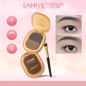 SANIYE LIVE Eyebrow Powder 2 in 1 Eyebrow Waterproof Two Color Brows Powder E028NEW
