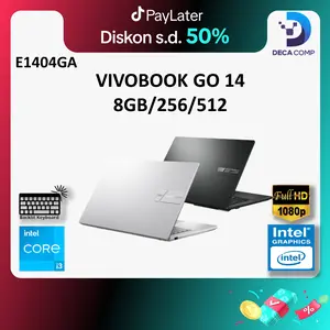 ASUS Vivobook GO 14 E1404GA i3-N305 8GB 256GB/512SSD Win11+OHS 14.0FHD Backlit Keyboard