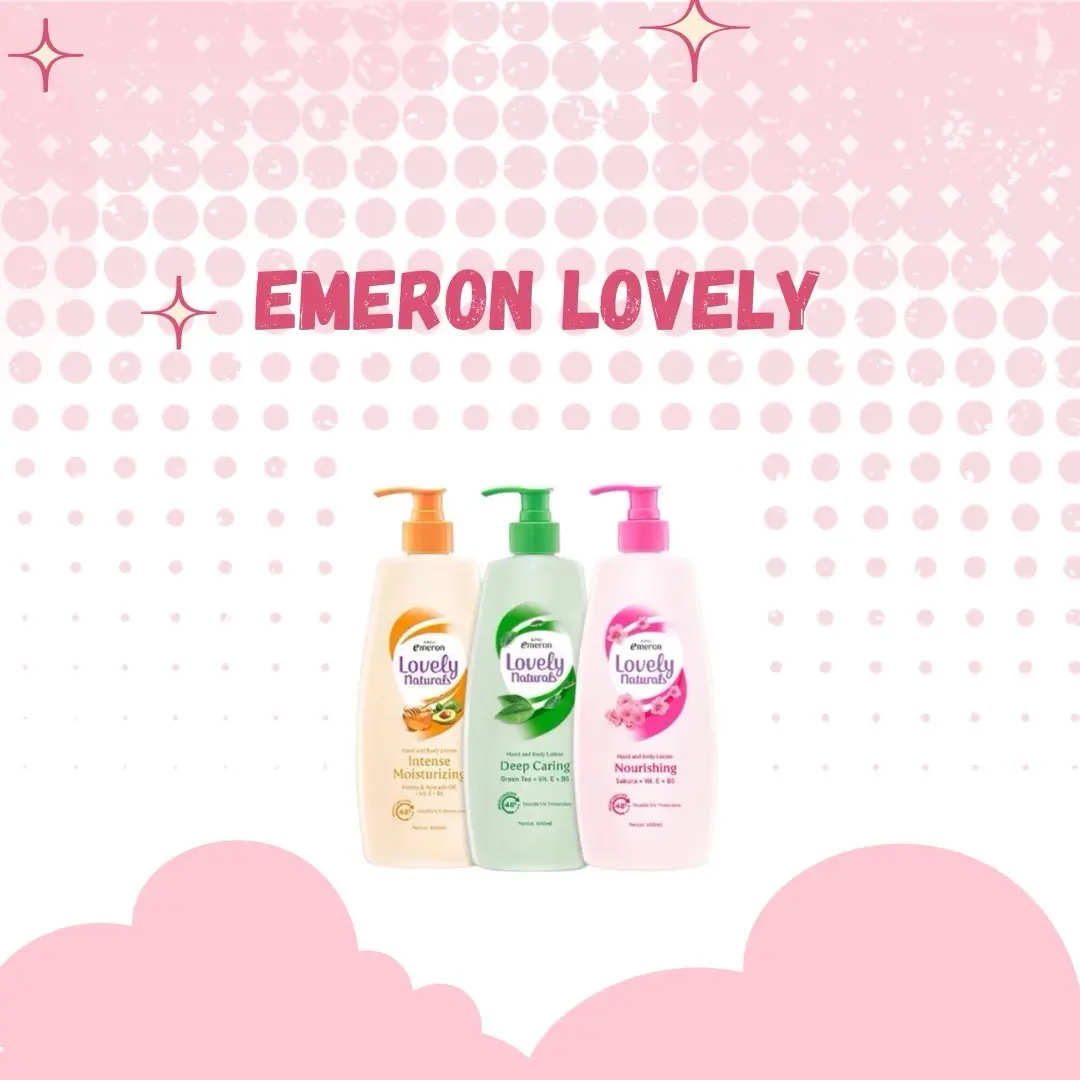 EMERON LOVELY Natural Hand & Body Lotion Deep caring 400 ml & 200 ml Deep caring | intense moisturizing | nourishing