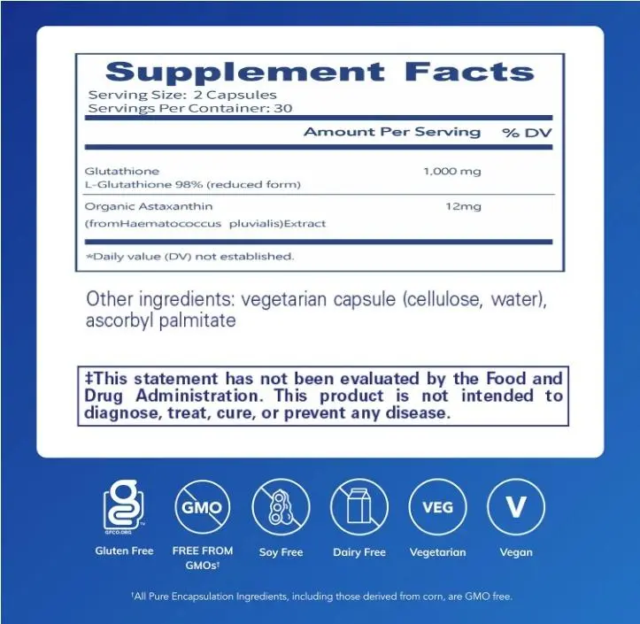 astaxanthin vs glutathione which is better for skin Astaxanthin | Oral Sunscreen | Skin Whitening main image 0