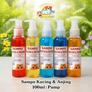 Sampo Kucing & Anjing Membuat Bulu Halus & Cegah Bulu Rontok | Pump 100ml