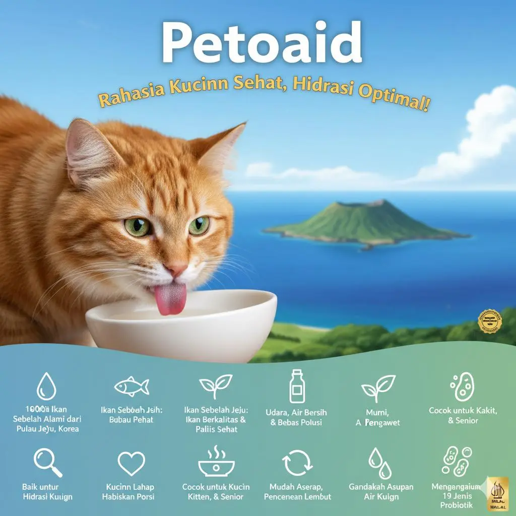 sopu ikan untuk kucing petoid dari jeju korea