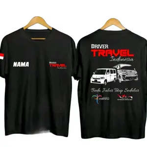 KAOS DRIVER TRAVEL INDONESIA BEDA JALUR TETAP SEDULUR FREE NAMA