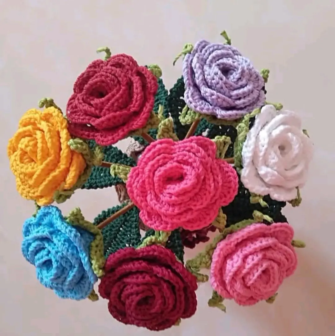 HANDCRART MAWAR ROSE  Bunga