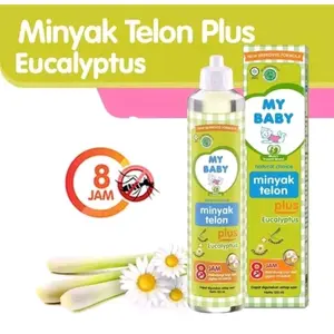 MY BABY Minyak Telon Plus Eucalyptus 90ml/60ml/30ml