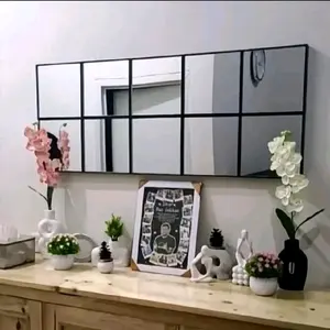 Paket Hemat 10pcs Cermin Tempel Dinding Ukuran 16x16cm Kualitas Terbaik untuk Dekorasi Rumah