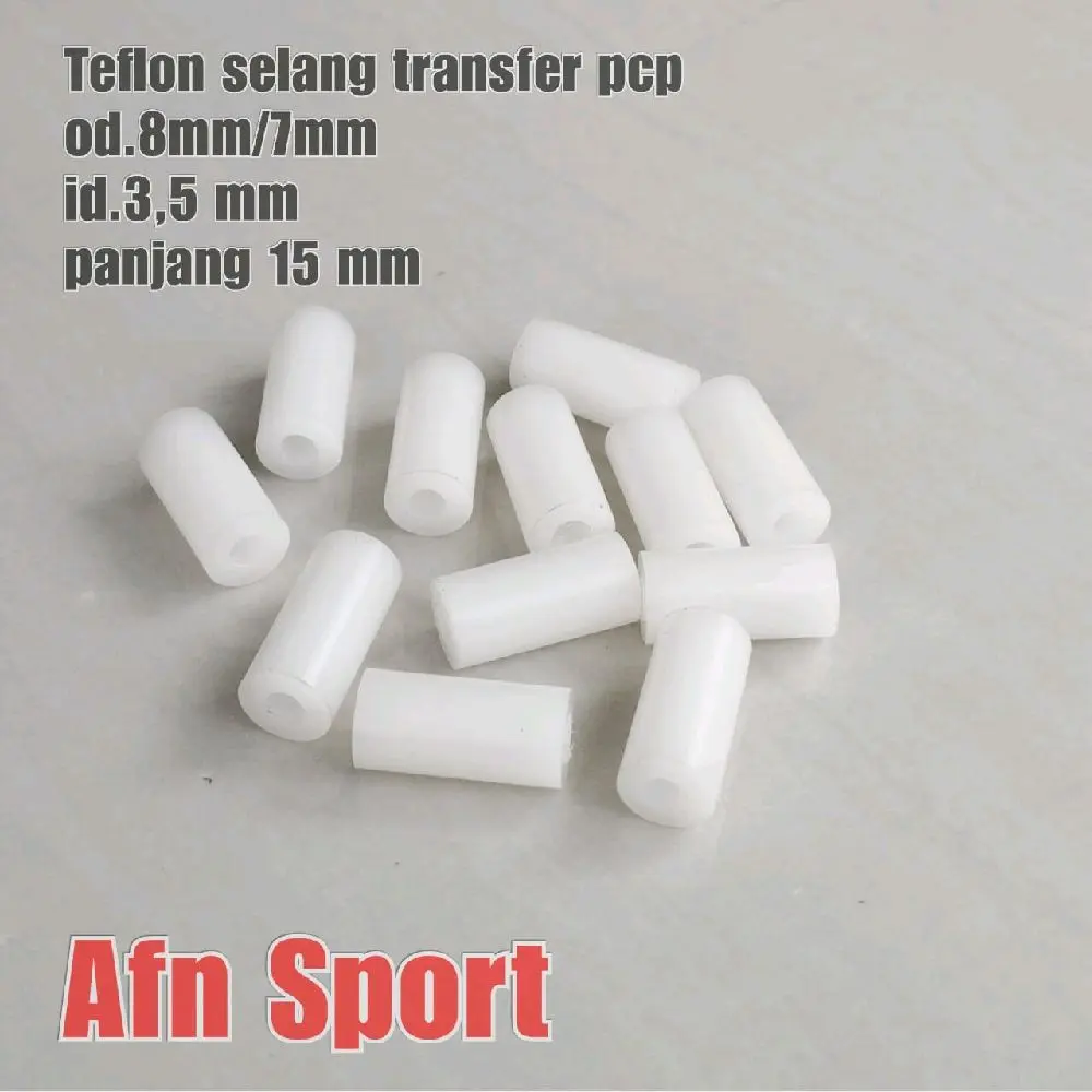 Teflon transfer angin od.7mm/8mm pjg 15mm (isi 10 pcs)