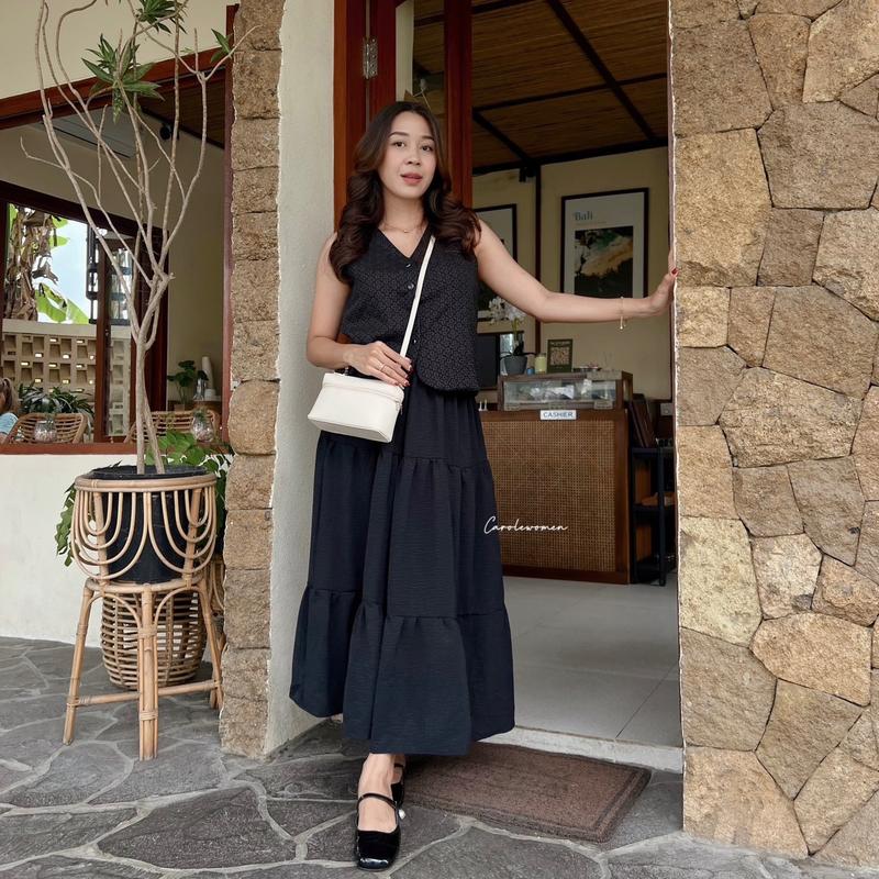 MISTY LONG SKIRT | Rok panjang wanita Airflow 4