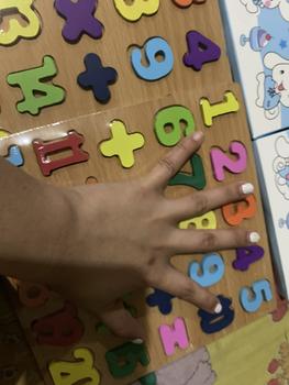 Product Review of ABC Alphabet Digital Puzzle Wooden Toys Kid Number Letter shape Matching Jigsaw Board 20*20cm Baby Newborn Infant Toddler Girls Girls Boys Soft Early Educational Learning Gift from E**a R** 2