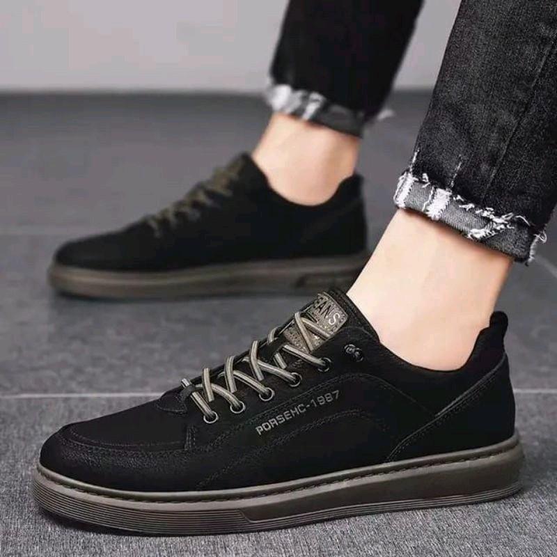 sepatu sneaker pria wanita PROXIE sepatu kasual terbaru trendy sepatu sneakers pria wanita premium quality sepatu casual shoes black snekers 0
