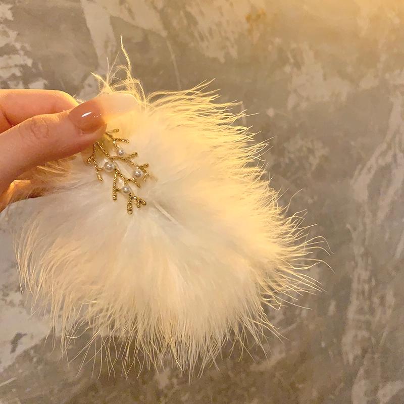  Kẹp Tóc Lông Vũ Kẹp Bên Cổ Tích Phong Cách Mori Phụ Kiện Tóc Dễ Thương Cho Bé Gái 