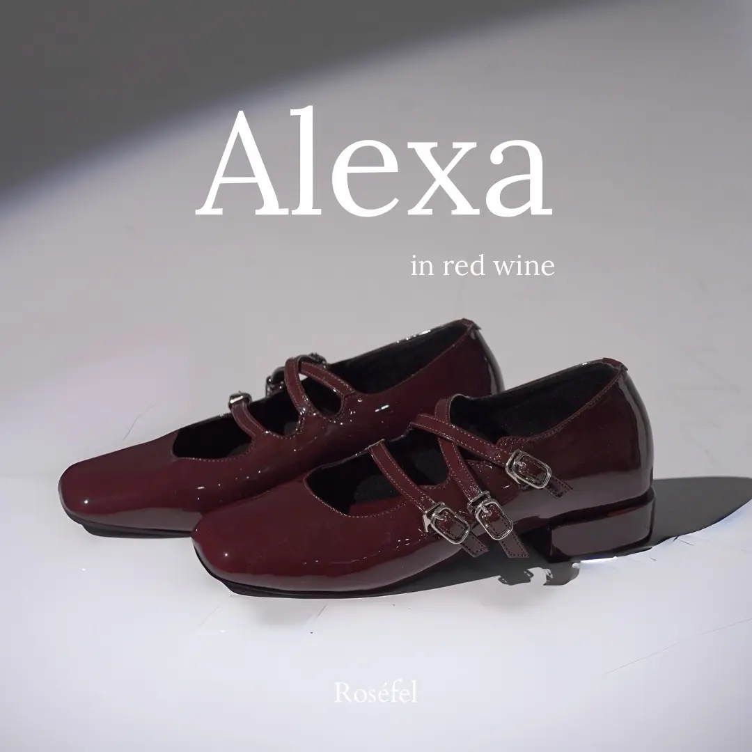 ROSEFEL - Alexa Mary Jane Shoes 2cm Heels | Sepatu Wanita