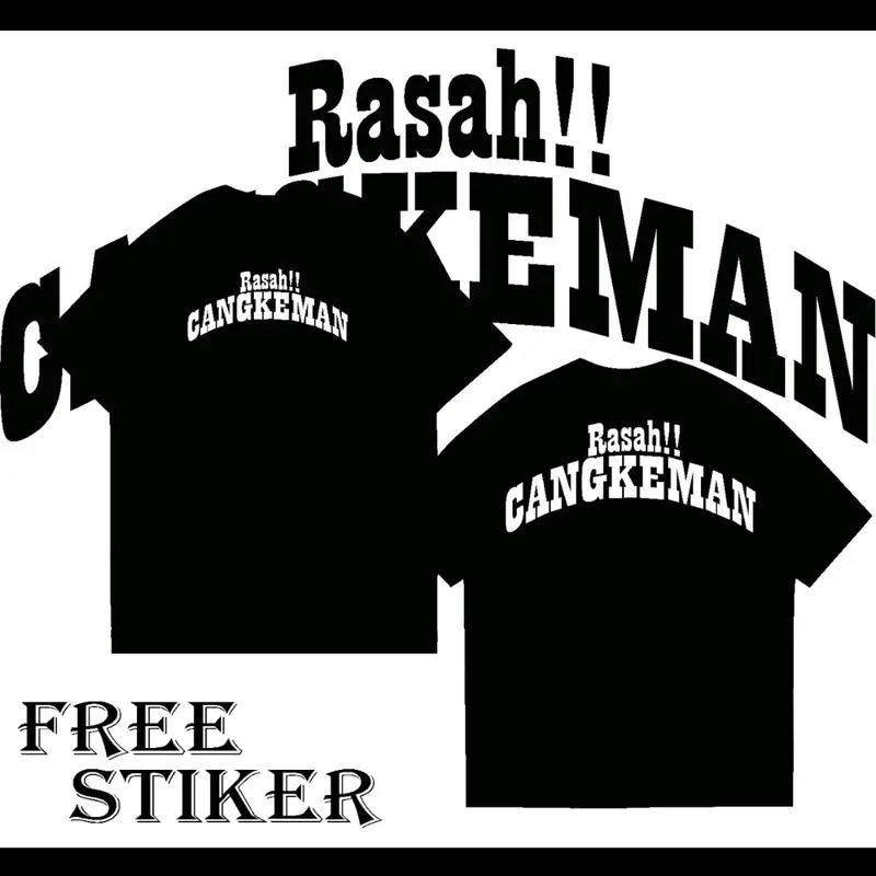 Kaos Rasah Cangkeman Kain Katun 30s 0