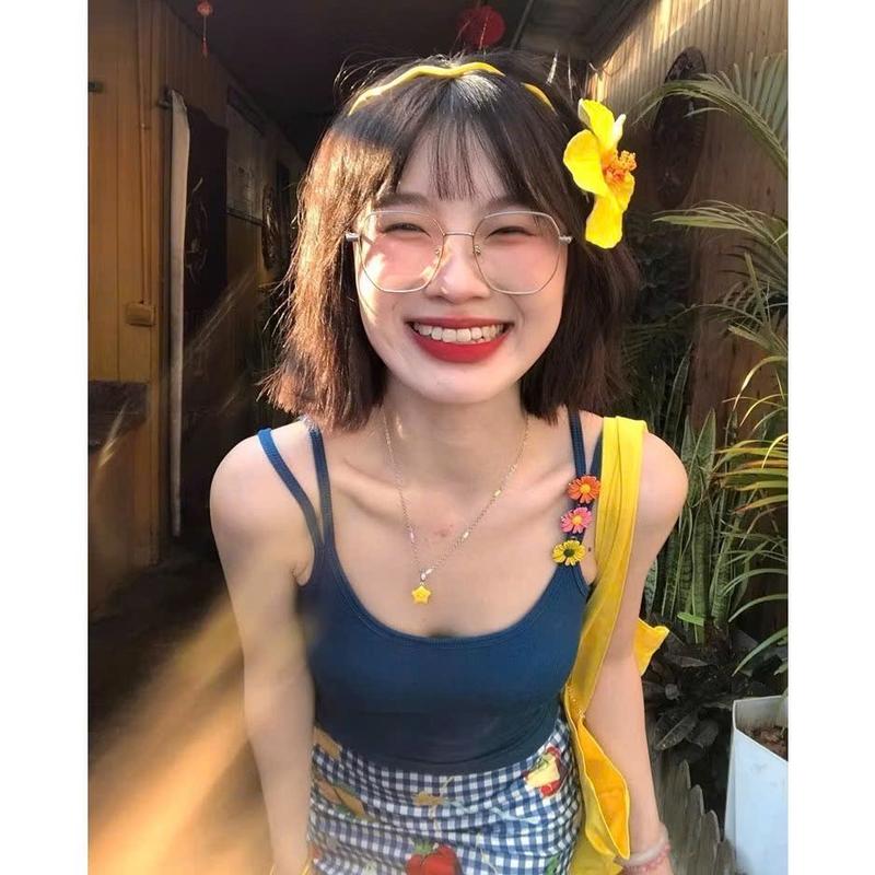 [Có Size] (Sẵn Hàng) ÁO HAI DÂY KÉP KÈM 3 CHARM HOA CÚC (Có thể gỡ và di chuyển hoa) Có Mút Chất Cotton mềm mịn form dẹp | BigBuy360 - bigbuy360.vn