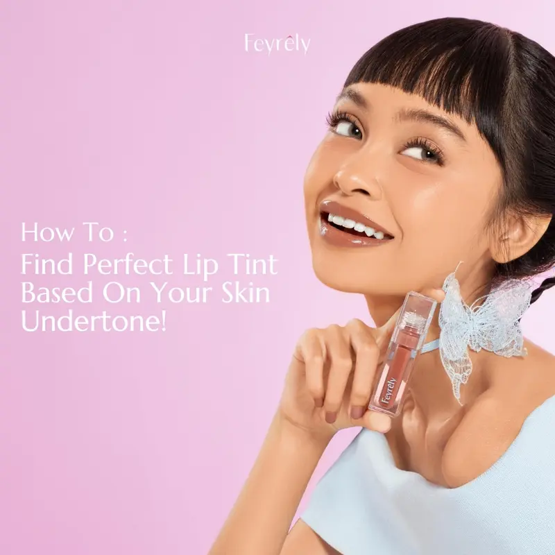 FEYRELY Fresh Dew Tint 4,5ml - 01 Cookie Dough Lip Tint Glossy Plumpy Moist Tahan Lama dan Cocok untuk Bibir Gelap Liptint 5