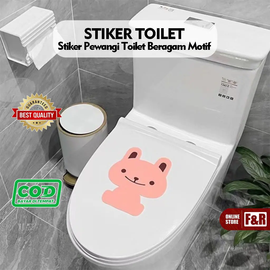 Stiker Pewangi Toilet Waterproof Penghilang Bau Kamar Mandi Tempel Pengharum WC