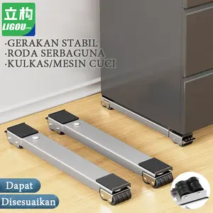 2PCS 24 Roda Roda Lemari Portable Tatakan Mesin Cuci dan Kulkas dengan Kaki Bergerak - Set,Furniture