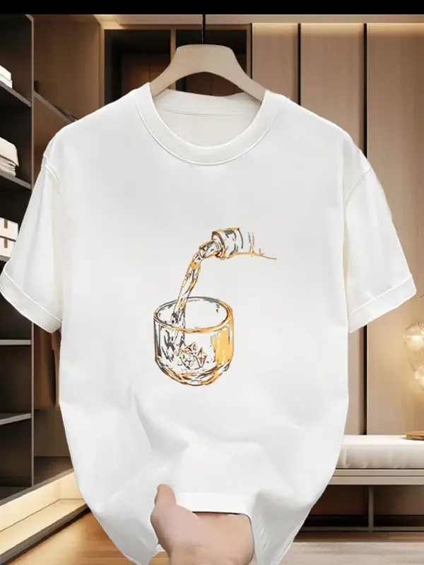 Kaos Tren Cetak Fashion Pria dan Wanita Muda 2025 - Bahan Nyaman - Toko Fashion Combed Cowok 3