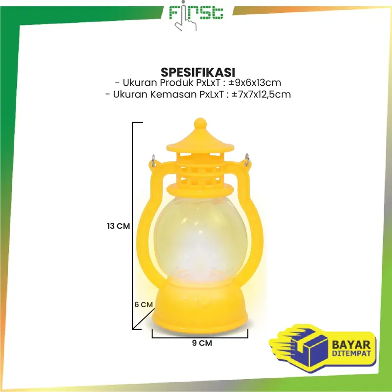 [COD] FH C1046 Lentera Lampu LED Dekorasi Minimalis Kekinian 3