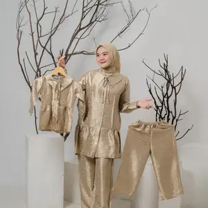 DENAYA One Set Denaya Wanita Elegan Terbaru Lebaran 2026 Muslimah EFANI Baju Muslimah Modern Desain Terbaru Tampil Cantik dan Modis
