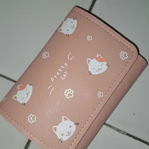 Dompet Wanita Korean Style Flower Button Clip Kualitas Premium