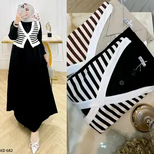 Dress laura.. matt baby strect import premium.. halus banget.. busui friendly.. ld 110-115.. pb 132..