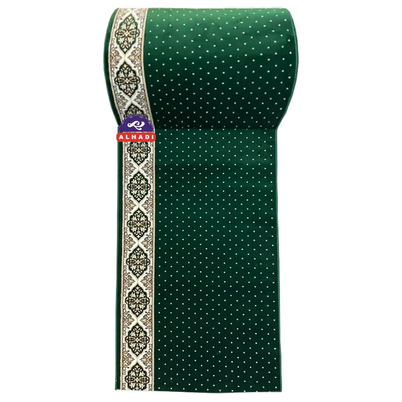 Alhadi Karpet Masjid ALGIZ METERAN Ukuran 100 x 120cm Tebal 12mm Sajadah Mushola Turki 1
