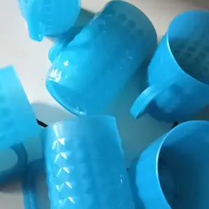 PAKET HEMAT GELAS / CANGKIR anti pecah tahan panas plastik kitchenware isi 6 biji