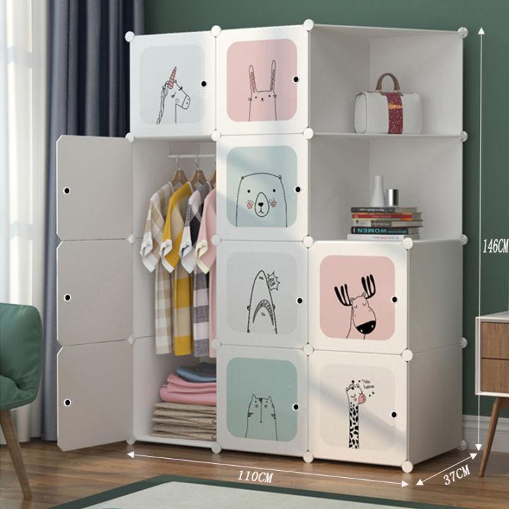 Product Introduction of New Product Lemari Pakaian Rangka Besi 17 Pintu + 2 Gantungan Baju Lemari Plastik Lemari Kabinet PVC 2
