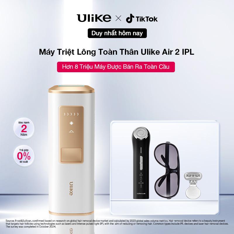 Máy triệt lông làm lạnh không đau Ulike Sapphire Air Cooling IPL White dành cho nam và Nữ xuất xứ Hàn Quốc chăm sóc lông da Women