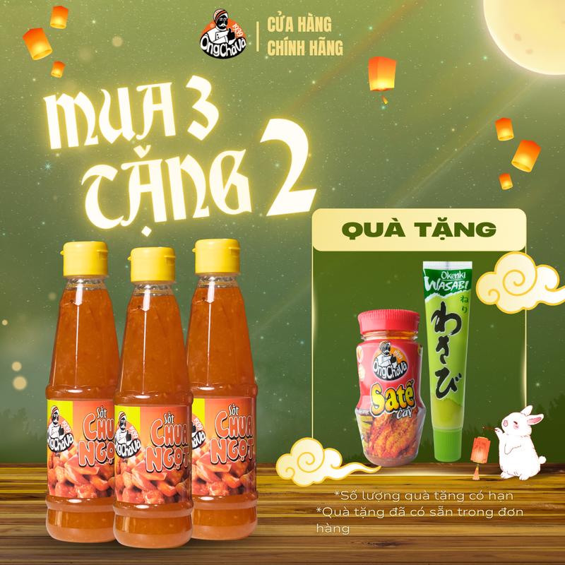 Sốt Chua Ngọt thương hiệu Ông Chà Và 350gr - Hàng Chính Hãng