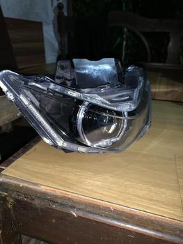 Product Review of Reflektor lampu depan BEAT DELUXE BILED GEN 1 2020-2023 MATRIX X1 ukuran 4,5 inc Motorcycle Foto from S**3 1