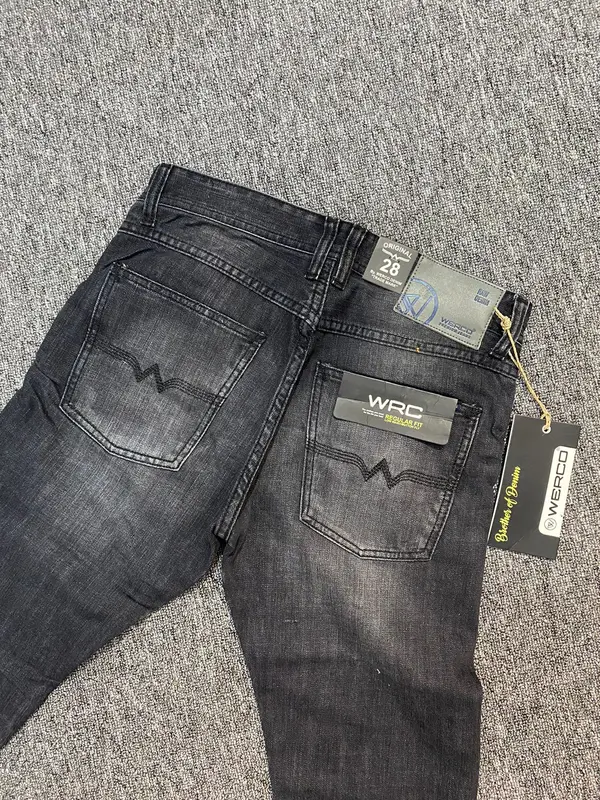Celana Werco Denim | Brand Lokal Original Berkualitas | Celana Jeans Panjang Pria | Cuttingan Regulerfit | Motif Cakar 6
