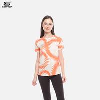 Gambar GEONERS Baju olahraga wanita running gym fitnes Aerobic zumba lari HOOPER SHORT - CREAM ORANGE, S dari Geoners Official Store Kab. Tangerang 4 Tokopedia